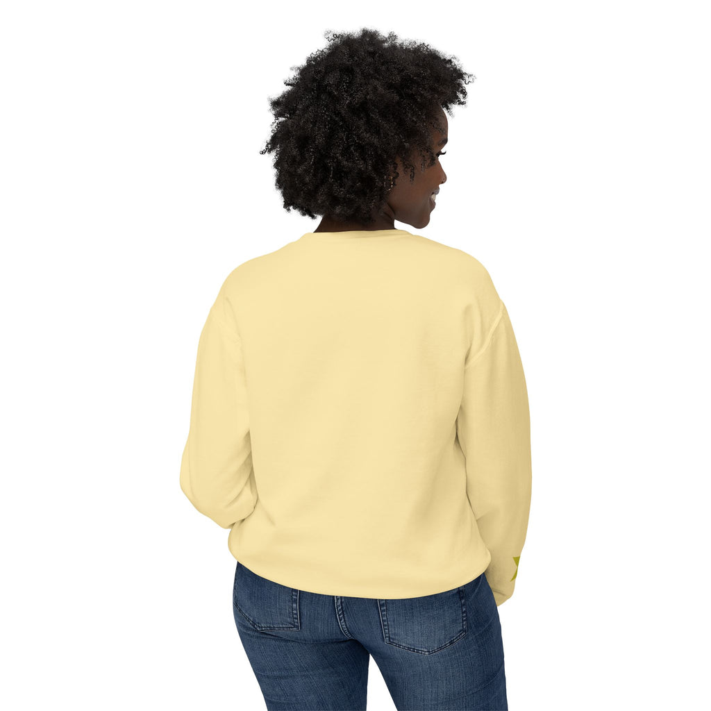 Shine Girl Crewneck Sweatshirt — Retro Star Graphic