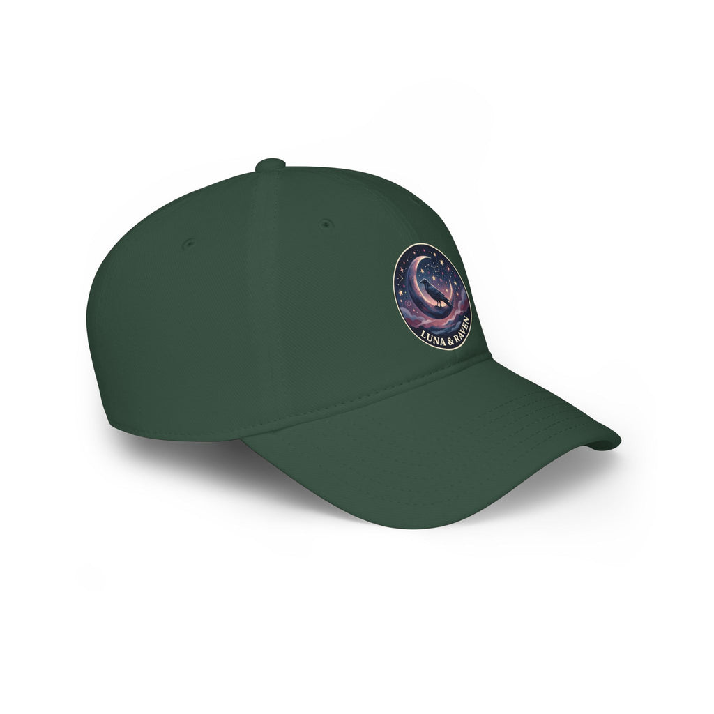 Luna & Raven Night Sky Embroidered Baseball Cap