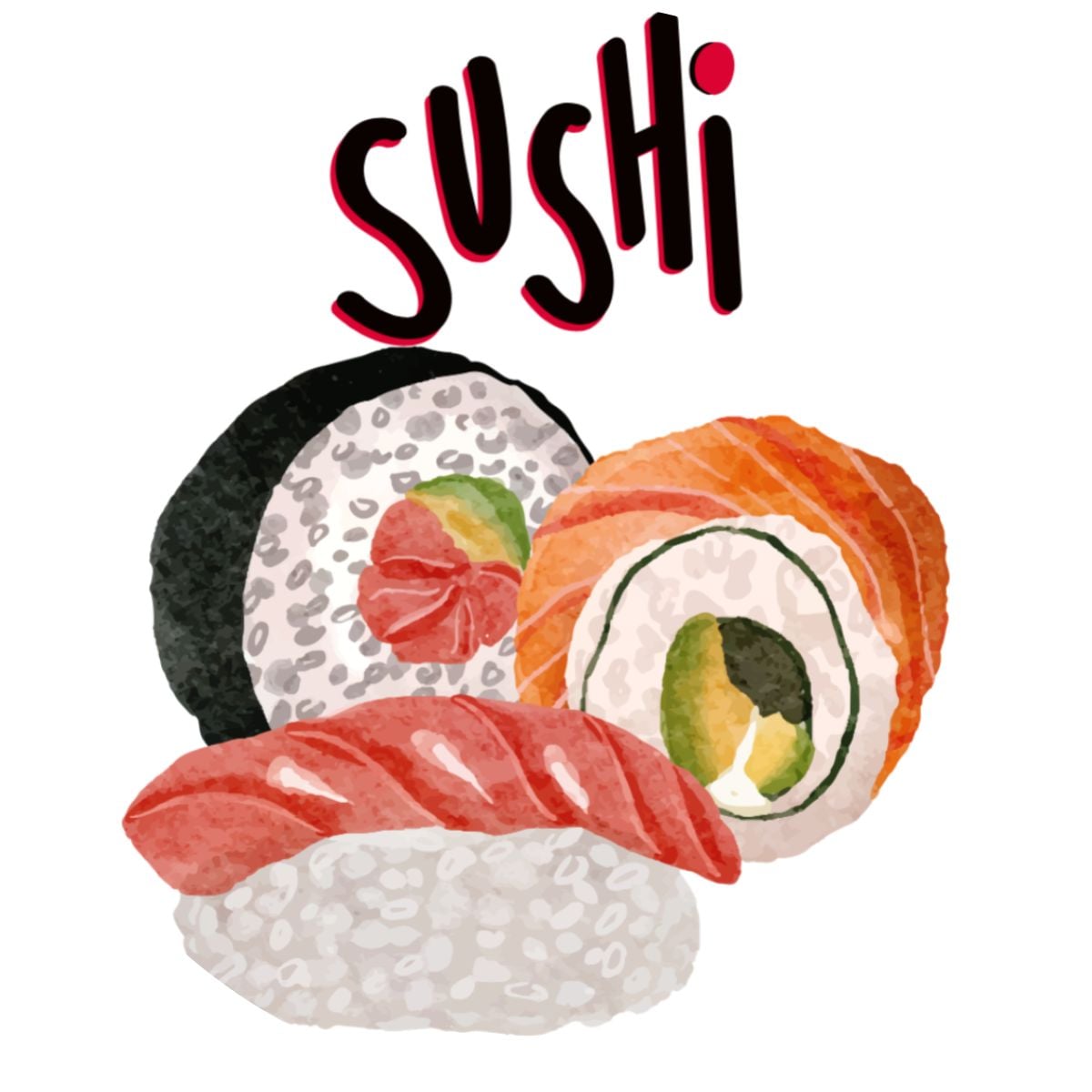 Bao Bun Squishy sushi