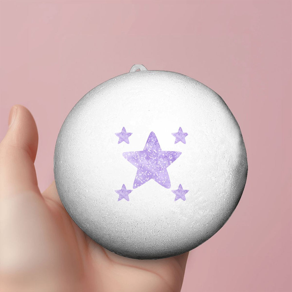 Bao Bun Squishy - purple stars