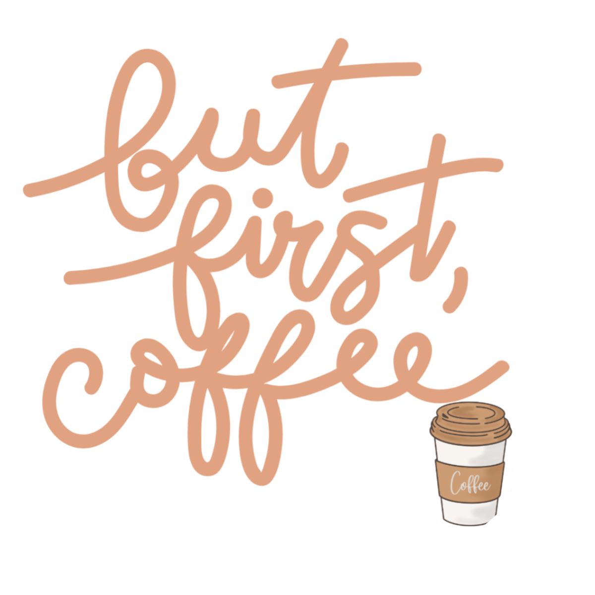Bao Bun Squishy - coffee first